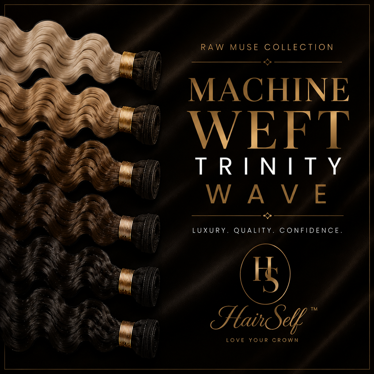 Machine Weft Trinity Wave